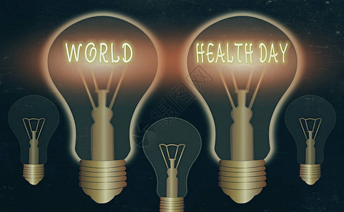 每年4月7日庆祝全球健康意识商业概念日图片