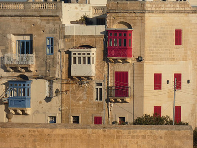 马耳他岛的拉瓦莱塔主要城市图片