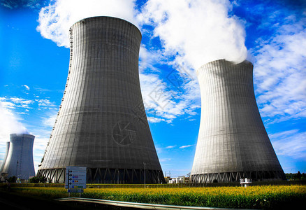 用于发电的核电站图片