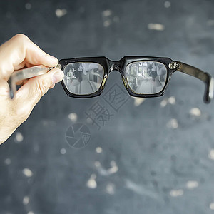 眼镜的视觉概念男人图片