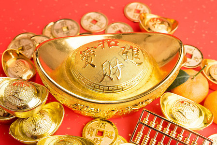 金子是财富和繁荣的象征图片