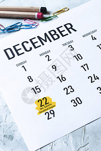 12月至日和光明节开始日2019年月日历上标记的月2图片