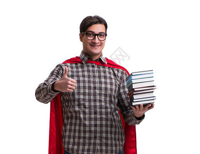 那个超级英雄学生书本图片
