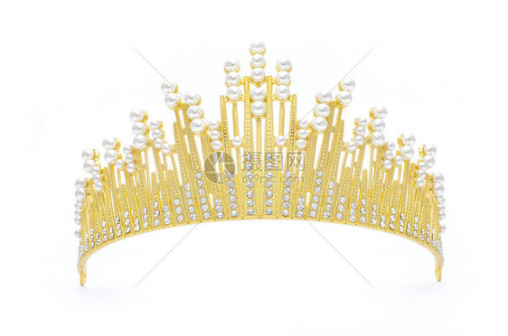 金色的皇冠有珍珠图片