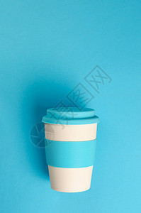 可重复使用的竹制咖啡杯图片