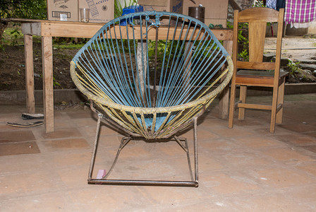 老式复古椅南美复古文化Huatulco图片