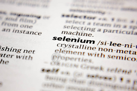 字典中的单词或短语selenium图片