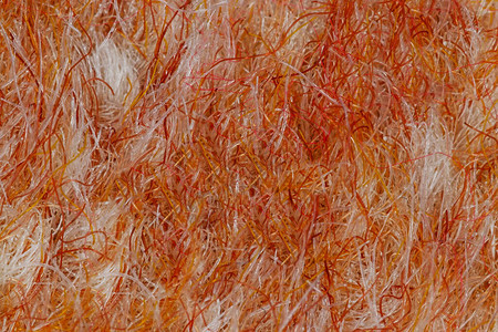 合成尼龙地毯纤维的极端宏图片