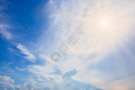 蓝天背景和云彩图片