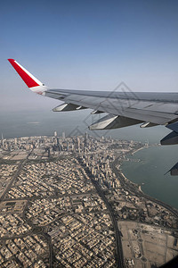 从飞机窗口看到的风景图片
