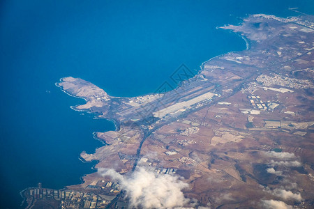 从斯班大加那利岛的飞图片