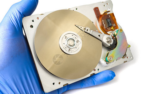 HDD硬盘硬盘驱动器或固定磁盘是一种机电数据存储设备图片