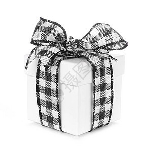 白色圣诞礼物盒图片