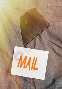 文字书写文本邮件展示通过邮政系统发送或递送的信件或包裹的商业照片图片