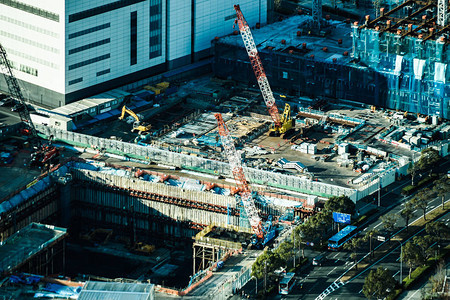 横滨港未来建设工地图片