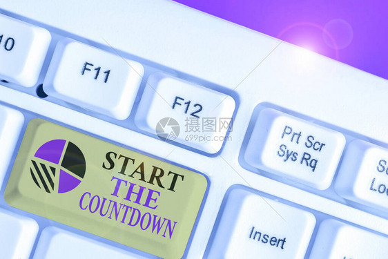表示开始倒计时概念意指后向计数的顺序以设定计图片
