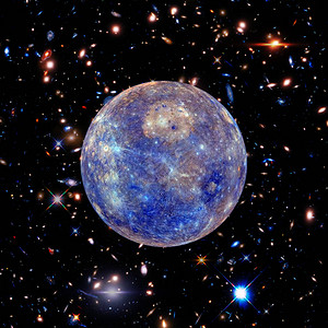 卡通太阳系行星背景图片