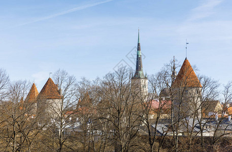 爱沙尼亚首府塔林老城的图片