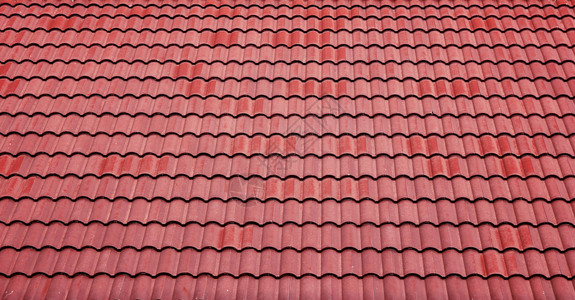 红瓦老房子图片