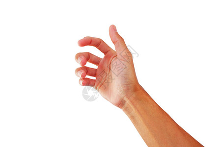 亚洲人的手出现抢东西图片素材