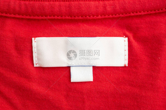 新的红棉衬衫布料纹理背景上的白图片