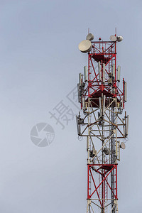3G4G5G无线和手机电讯塔背景图片