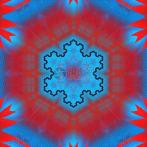 新复古波浪调色板红色和蓝色霓虹色图案和设计使用高对比度饱和色生成经典迪斯科时代1980年代图片
