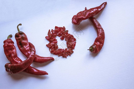 红辣椒的字母这个词很热调味图片