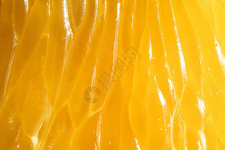明亮多汁的橙色果肉特写图片
