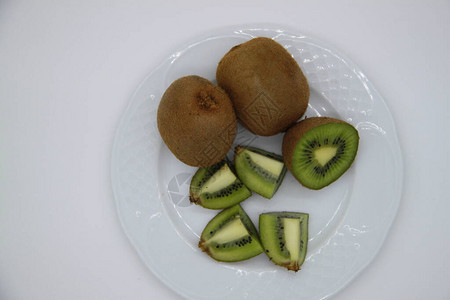 美味的椰菜水果被切图片
