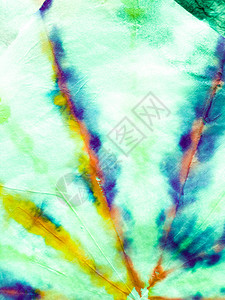 扎染螺旋背景嬉皮巴蒂奇充满活力的海特旧金山斯沃琪绿色和绿松石自由绑眼漩涡波西米亚染色的衣服雷鬼水彩效果迷图片