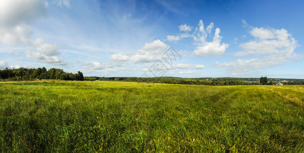 美丽的夏日风景阳光明媚图片