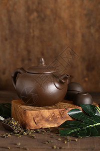 仪式绿茶具图片