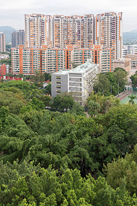 香港市高楼民宅建筑和图片