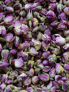 紫玫瑰花蕾茶图片