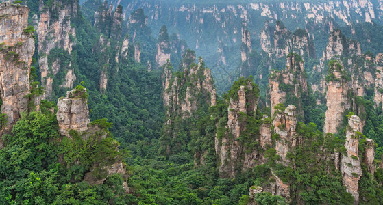 湖南省伍林源Wwlingyuan著名旅游景点张家江公园天津山图片