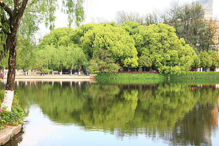 云南省昆明绿湖公园图片