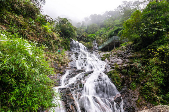 泰国芭堤雅海滩休闲椅的模糊背景图片