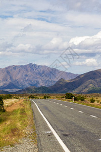 通往库克山的路线新西兰南岛图片