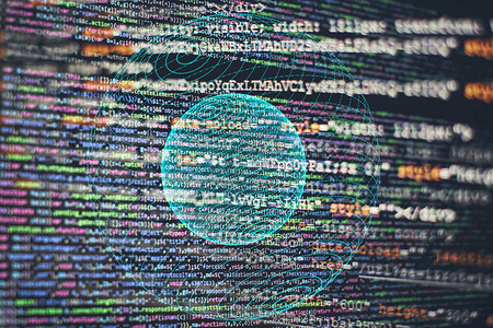 抽象计算机脚本代码软件开发人员的编程代码屏幕软件编程工作时间完全由我自己编写和创图片