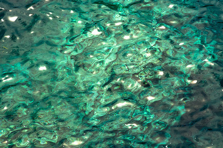 水透明发光的水背景图片