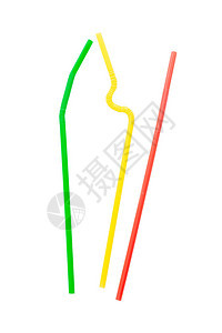 彩色塑料吸管纹理背景对塑料吸管说不零废物可图片