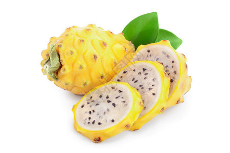 Tron水果Pitaya或Pitahaya黄图片