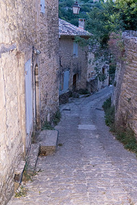 普罗旺斯法郎的旧街道图片