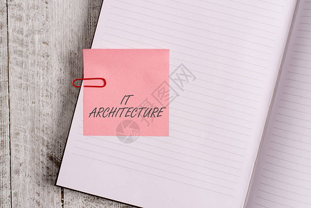  即兴发挥显示它架构的书写笔记建筑的商业概念应用于整体结构笔记本固定放置在经典木质背景