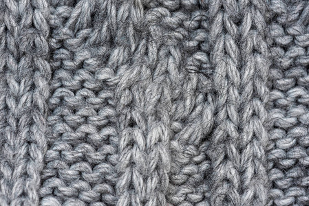 灰色羔羊毛针织纹理背景图片