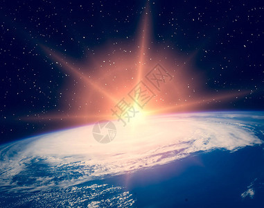 的太阳升起美国航天局提供的图像背景图片