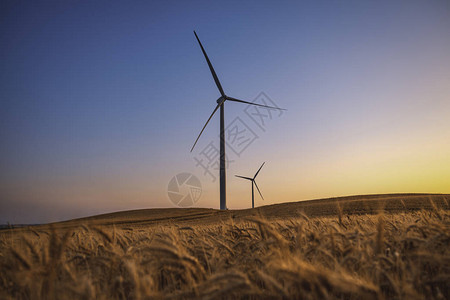 风电场正在成为越来重要的间歇可再生能源来图片