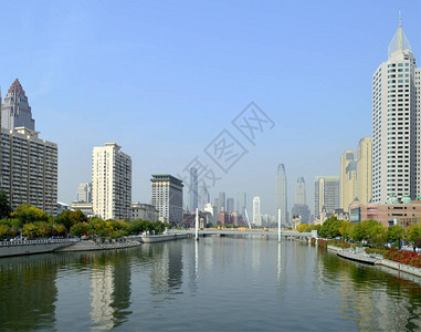天津市的海河图片