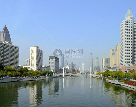 天津市的海河图片
